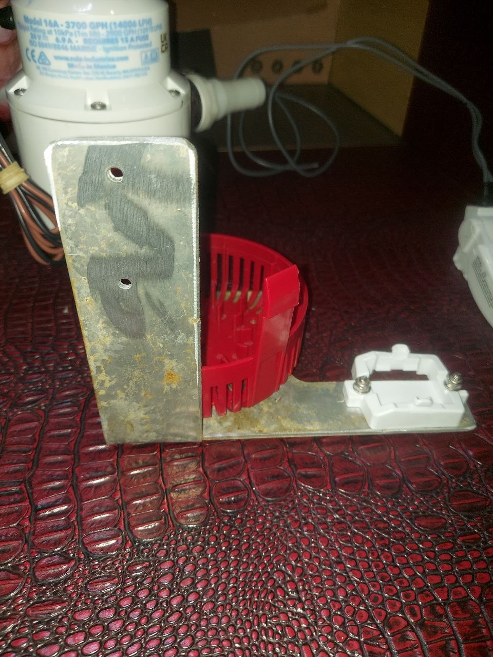 Marine mechanical work in progress