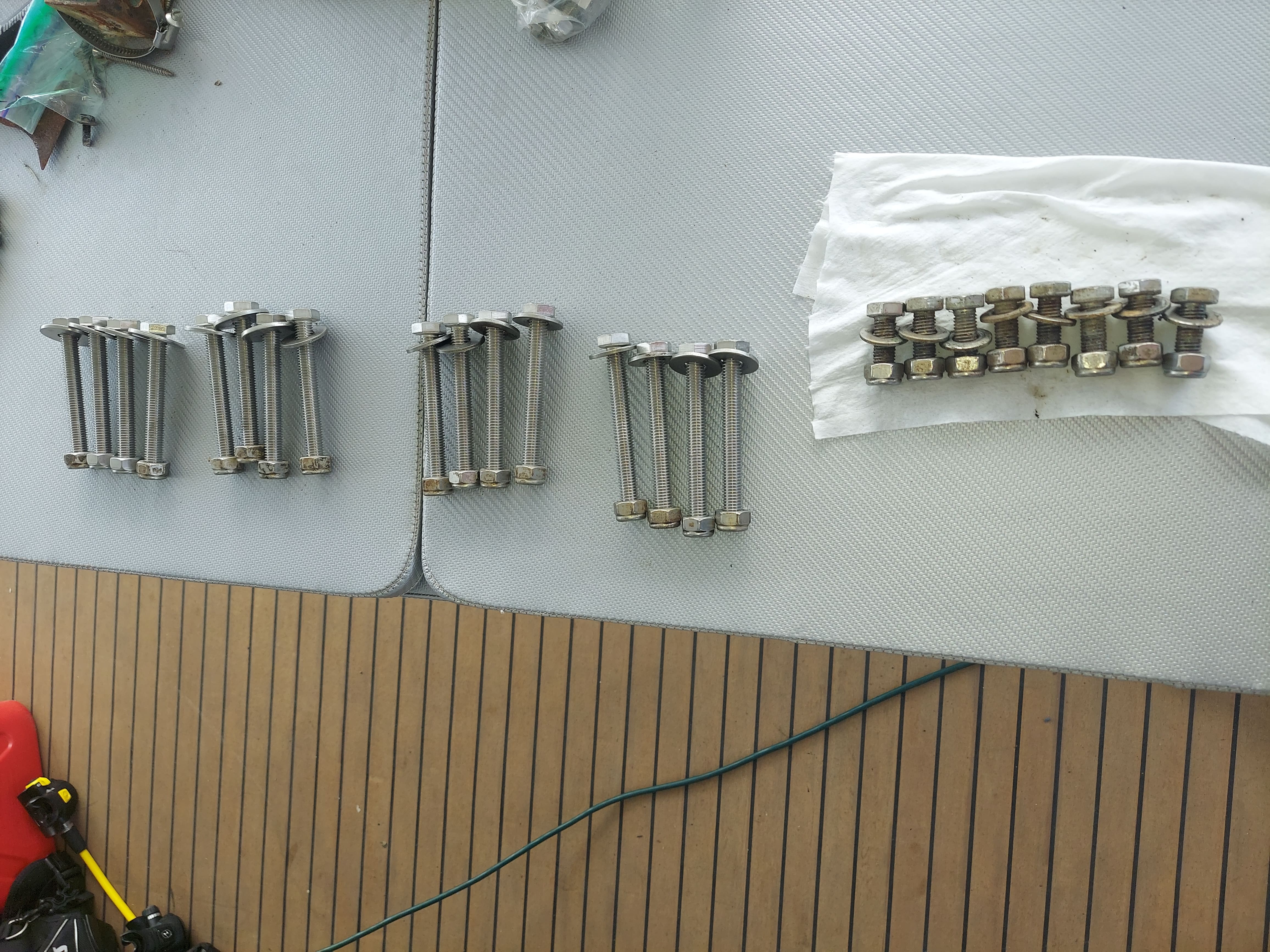 Marine mechanical work in progress